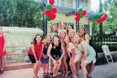 Members of the Alpha Phi chapter (University of Texas at Austin), ca. 2000, photograph