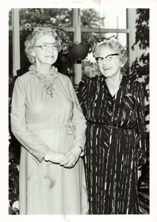 Charter members of Gamma Nu Gamma (Baton Rouge, Louisiana) alumnae chapter, Founders' Day, ca. 1970, photograph