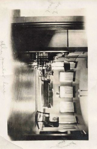 Alpha Mu (Indiana University) chapter house parlor, 1922, photograph