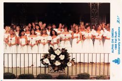 Alpha Upsilon chapter (University of Alabama), 1988 fall rush, photograph