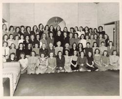 Alpha Chi (Butler University), 1946, photograph