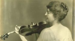 Maud Powell, renowned violinist and honorary member (Alpha, DePauw University), photograph