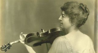 Maud Powell, renowned violinist and honorary member (Alpha, DePauw University), photograph