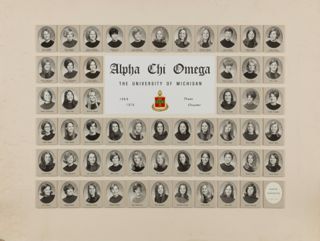 Theta Chapter Composite Photograph, 1969-1970