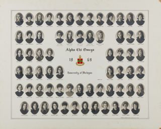 Theta Chapter Composite Photograph, 1969