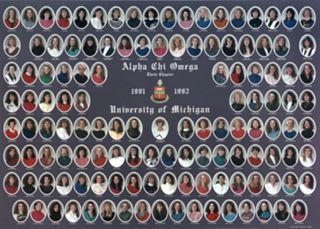 Theta Chapter Composite Photograph, 1991-1992