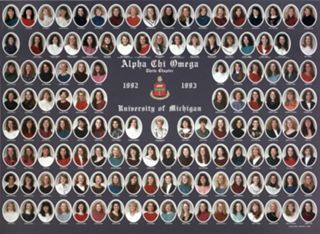 Theta Chapter Composite Photograph, 1992-1993