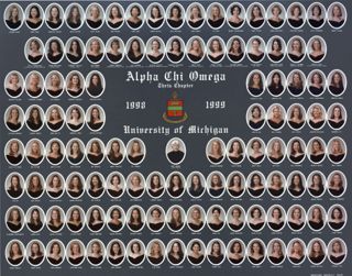Theta Chapter Composite Photograph, 1998-1999