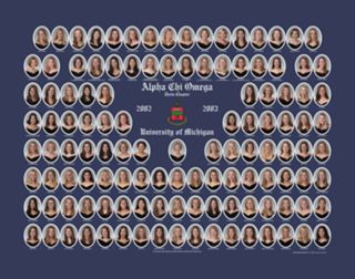 Theta Chapter Composite Photograph, 2002-2003