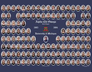 Theta Chapter Composite Photograph, 2003-2004