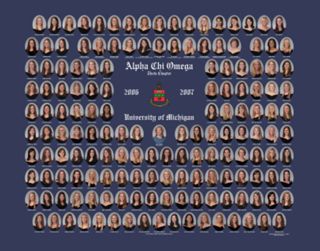 Theta Chapter Composite Photograph, 2006-2007