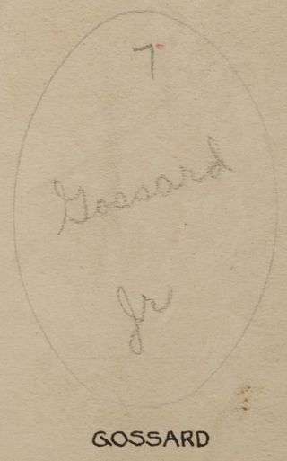 Theta Chapter Composite Detail, Gossard, 1940