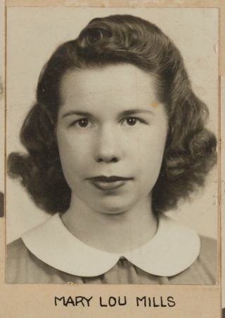 Theta Chapter Composite Detail, Mary Lou Mills, 1941