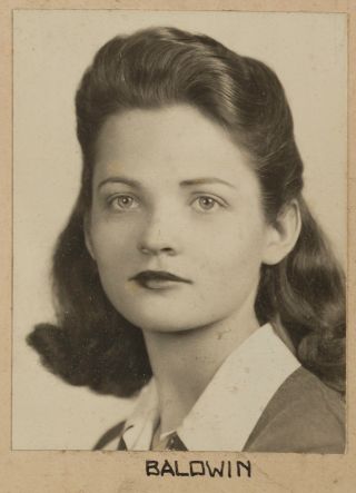 Theta Chapter Composite Detail, Baldwin, 1941