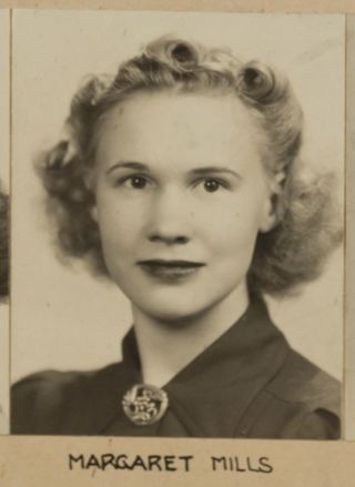 Theta Chapter Composite Detail, Margaret Mills, 1941