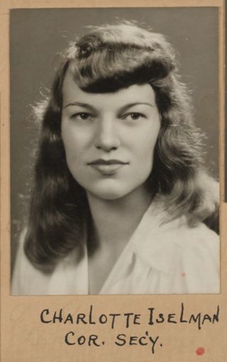 Theta Chapter Composite Detail, Charlotte Iselman, 1943