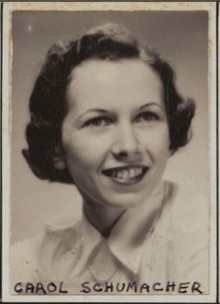 Theta Chapter Composite Detail, Carol Schumacher, 1950