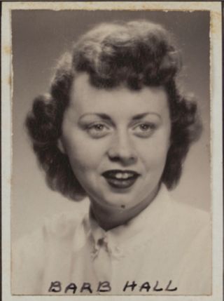 Theta Chapter Composite Detail, Barb Hall, 1950