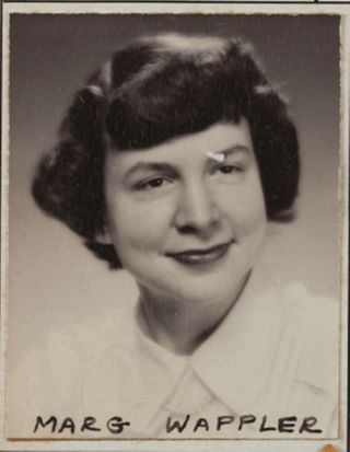 Theta Chapter Composite Detail, Marg Wappler, 1950