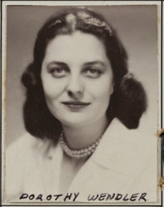 Theta Chapter Composite Detail, Dorothy Wendler, 1950