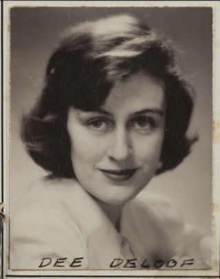 Theta Chapter Composite Detail, Dee Deloof, 1950