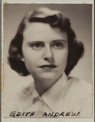 Theta Chapter Composite Detail, Edith Andrew, 1950