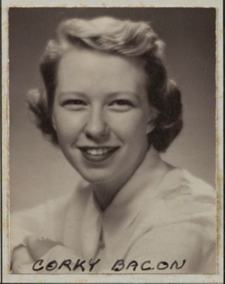 Theta Chapter Composite Detail, Corky Bacon, 1950