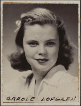 Theta Chapter Composite Detail, Carole Lofgren, 1950