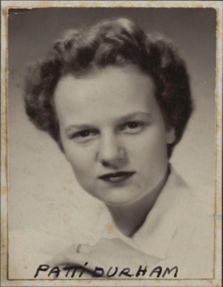 Theta Chapter Composite Detail, Patti Durham, 1950