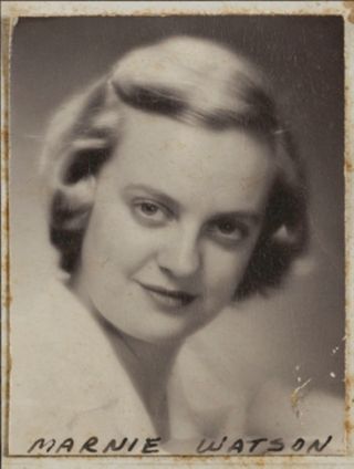 Theta Chapter Composite Detail, Marnie Watson, 1950