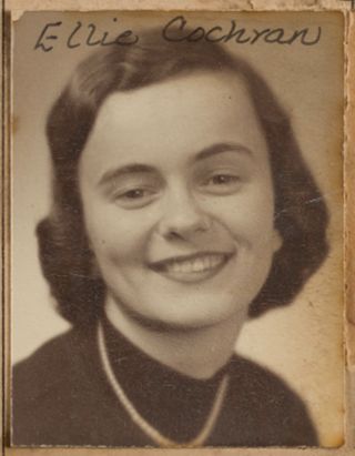 Theta Chapter Composite Detail, Ellie Cochran, 1953