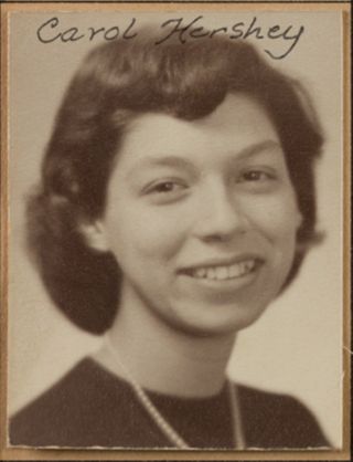 Theta Chapter Composite Detail, Carol Hershey, 1953