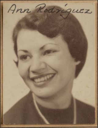 Theta Chapter Composite Detail, Ann Rodriguez, 1953