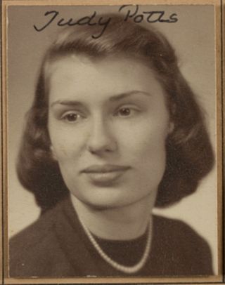 Theta Chapter Composite Detail, Judy Potts, 1953