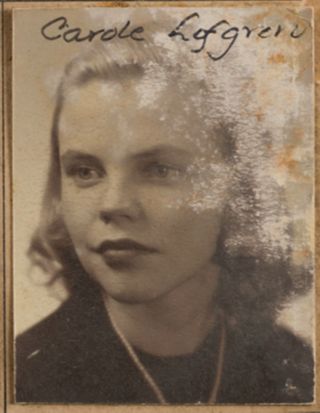 Theta Chapter Composite Detail, Carole Lofgren, 1953