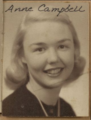 Theta Chapter Composite Detail, Anne Campbell, 1953