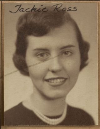 Theta Chapter Composite Detail, Jackie Ross, 1953