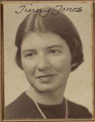 Theta Chapter Composite Detail, Jinny Jones, 1953