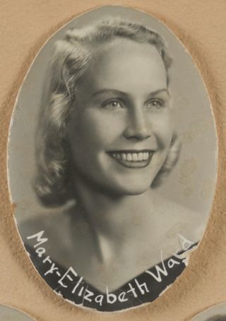 Theta Chapter Composite Detail, Mary-Elizabeth Ward, 1957