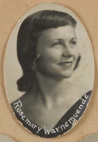 Theta Chapter Composite Detail, Rosemary Warnemuende, 1957