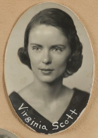 Theta Chapter Composite Detail, Virginia Scott, 1957