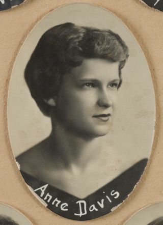 Theta Chapter Composite Detail, Anne Davis, 1957