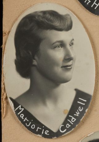 Theta Chapter Composite Detail, Marjorie Caldwell, 1957