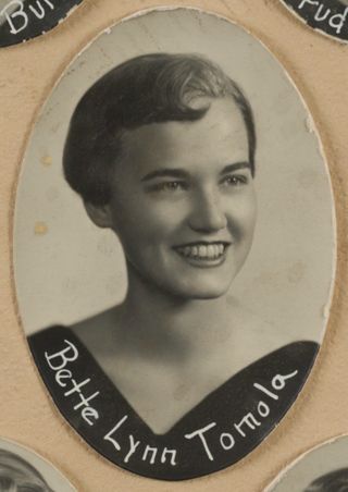 Theta Chapter Composite Detail, Bette Lynn Tomola, 1957