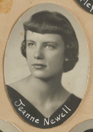 Theta Chapter Composite Detail, Jeanne Newell, 1957