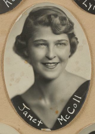 Theta Chapter Composite Detail, Janet McColl, 1957