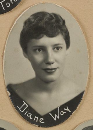 Theta Chapter Composite Detail, Diane Way, 1957