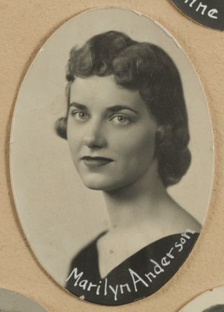 Theta Chapter Composite Detail, Marilyn Anderson, 1957