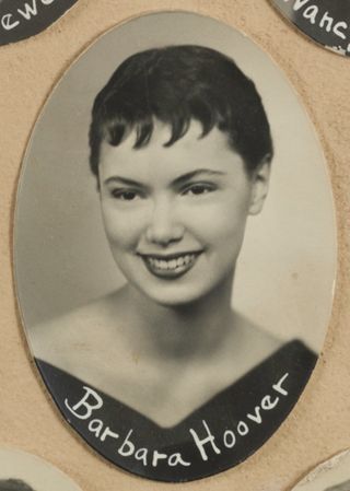 Theta Chapter Composite Detail, Barbara Hoover, 1957