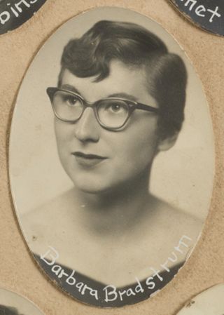 Theta Chapter Composite Detail, Barbara Bradstrum, 1957